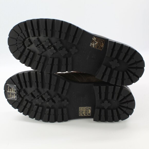 NEW JIMMY CHOO Pom-Pom Suede Fur | Cozy Cold Weather Suede Lace-Up Boots/Booties - Picture 13 of 15